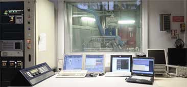 Salle de contrôle banc moteur 