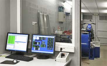 Salle de contrôle banc deux roues