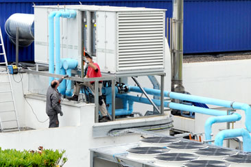 Groupe froup eau glacée